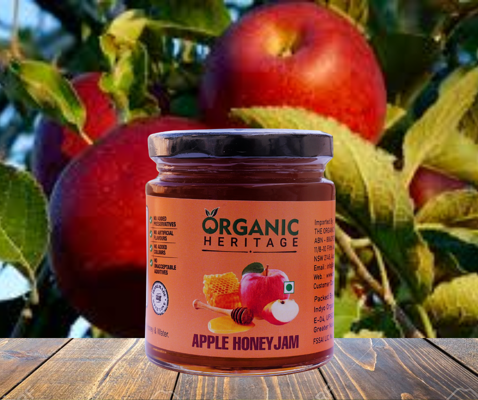 Organic Apple with Honey Jam