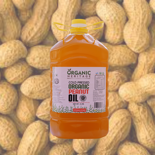 Organic Peanut Oil - Cold Pressed