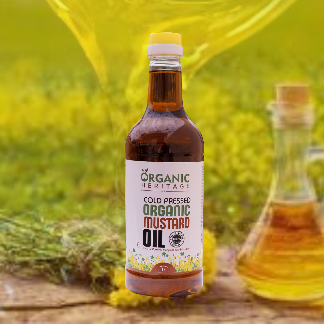 Organic Mustard Oil - Cold Pressed