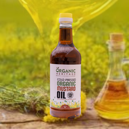 Organic Mustard Oil - Cold Pressed