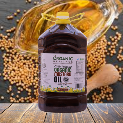 Organic Mustard Oil - Cold Pressed